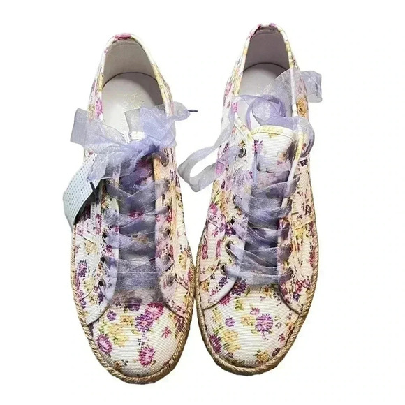 Superga x LoveShackFancy Flowers Rope Sneakers Size 41/US 11 - Picture 3 of 16